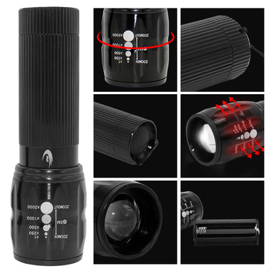 3 Mode Waterproof Torch