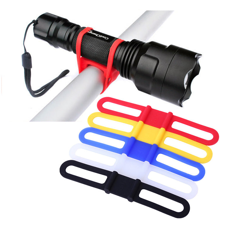Silicon Elastic Bike Torch Strap