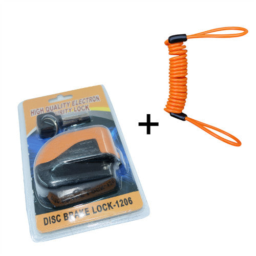 Bicycle Disc Brakes Alarm Lock