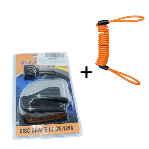 Bicycle Disc Brakes Alarm Lock