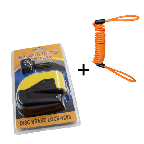 Bicycle Disc Brakes Alarm Lock